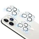 対応 Apple iPhone 11 Pro / iPhone 11 Pro Max カメラフィルム 【3枚セット-国産旭硝子素材】 対応 iPhone 11 Pro レンズフィルム iPhone 11 Pro Max カメラ保護 指紋防止 アイホン 11 プロ 強化レンズ アイホン 11 Pro Max 保護カバー 11 プロマックス カメラカバー 全面保護 3眼レンズ保護 （硬度9H 耐衝撃 キズ防止 露出オーバー防止 高透過率 防滴 防塵 貼り付け簡単 自動吸着 気泡ゼロ ラウンドエッジ加工 超薄 ）HFL11PROJT