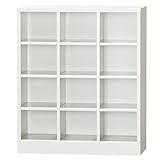 HSB-34N_スチール製 シューズボックス 靴箱 完成品【靴箱・下駄箱：3列4段】収納 オフィス 事務所 完成品 ホワイトグレー【日本製】サイズ：W755.5×D330×H890