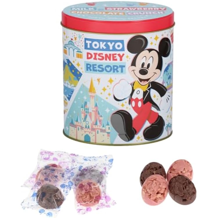 Amazon | disney ドナルド・ダック 缶入りチョコレートクランチ お菓子