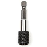1pc 1/4 "六角シャンククイックリリース電動ドリル磁気スクリュードライバビットホルダー60mm電動ドリルビットツールセットビットホルダー