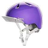 ヘルメット 子供用 キッズ 女の子用 ガールズ bern オールラウンドタイプ ブランド HARD HAT アクションスポーツ (グロスパープル, XS)