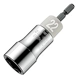 トップ工業 (TOP) 電動ドリル用 αアルファソケット 対辺22mm 18V 6角 軸強化タイプ サイズ色分け アルファシリーズ 日本製 EDX-22