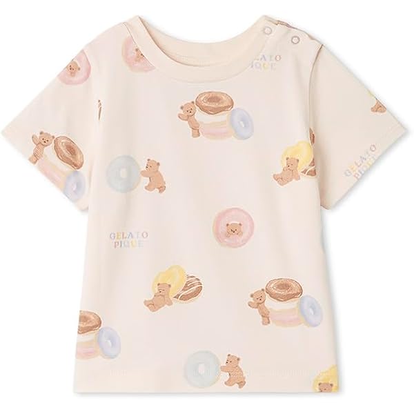 Amazon | [ジェラート ピケ] KIDSラッコワンポイントTシャツ