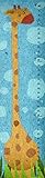 Green Leaf Art Growth Chart Giraffe [並行輸入品]