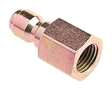 Forney 75135 Pressure Washer Accessories, Quick Coupler Plug, 1/4-Inch Female NPT, 5,500 PSI [並行輸入品]