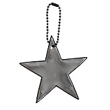 グリミス Glimmis スーパースター ブラック BK 北欧 リフレクター 反射 キーホルダー 再帰反射素材 3M