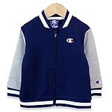 champion(チャンピオン) ベビー 赤ちゃん 子供服 ベビー服 スタジャン ジャケット ブルゾン リブボーダー 裏毛 ネイビー 90cm 69270806NV90