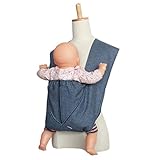 tacmamy(タックマミー) 抱っこひも 綿100％ヴィンテージストライプ (M, ディープネイビー)