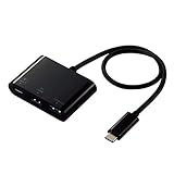 エレコム Type-Cドッキングステーション PD対応 充電&データ転送 Type-C×1 USB3.1(Gen1)×1 HDMI×1 ケーブル長30cm ブラック DST-C13BK
