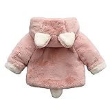 キッズ コート アウター ジャケット 子供服 ウサギの耳 フード付き綿服 厚手 ベビー服 女の子 防寒 hibote