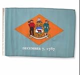 12X18 12X18 State Of Delaware Sleeve Flag Boat Car Garden [並行輸入品]