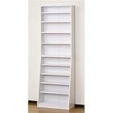 インテリア 家具 便利 おしゃれ 書棚W60 ホワイト【組立】