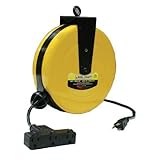 Reelcraft LD2030-163-9 Spring Driven Cord Reel with 30-Feet of 16/3 Cord and Triple Outlet by Reelcr