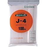 生産日本社:セイニチ 「ユニパック」 J-4 340×240×0.04 100枚入 J-4 型式:J-4（1セット:100枚入）