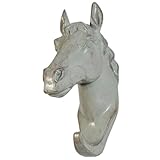 家庭用樹脂ユーティリティホームインテリア壁フック動物デザインPothook Horseグレー