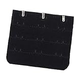 (ビグッド)Bigood ジャー延長 調整ホック アンダー補助 3段 20枚セット マタニティ ブラホック 脇肉スッキリ ブラック