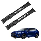 XIKER スバル インプレッサ GU系/インプレッサG4 GK系/インプレッサスポーツ GT系 GP系 専用 PUレザー 隙間クッション 車用 シートサイド隙間埋め 運転席 助手席 ゴミ小物類 落下防止 カー用品 便利グッズ シートコンソール座席隙間落ち防止 内装 カスタム パーツ 2本 セット(ブラック)