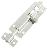 uxcell バレルボルト ドアラッチ 丸棒ラッチ ステンレススチール セキュリティ ロック