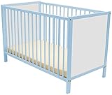 Grapi Cot Bed (Soft Blue) by Grapi