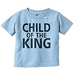 新しい両親の子キングChristianベビーギフトSaying幼児用幼児T カラー: ブルー