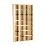 arne 本棚 日本製 完成品 4列 7段 幅100cm 高さ170cm 可動棚 シェルフ コミック収納 ラック H-001 4×7 ナチュラル