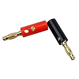 SODIAL(R) 10 Xオーディオスピーカーのネジプラグ4mm