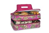 Picnic Plus PSM-721PD Entertainer Hot & Cold Food Carrier - Pink Desire