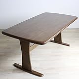 フェニックス ダイニングテーブル (150cm幅（ミディアムブラウン）)