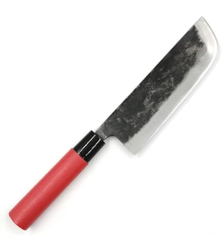 Amazon | 吉利 野菜包丁 F型 ケース付 収穫包丁 国産 日本製 赤柄 鉄