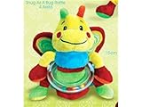 Keel Toys Cuddly Soft Snug as a Bug Butterfly Rattle Baby Gift 15cm by Keel Toys [並行輸入品]