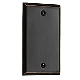 Baldwin 4750.112.CD Classic Square Beveled Edge Single Box Cover, Venetian Bronze [並行輸入品]