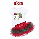 (アイム)iiniim　赤ちゃん クリスマス ロンパース チュチュスカート 長袖 キッズ服 祭り 誕生日 プレゼント 聖夜 イブ ベビー ロンパース 可愛い コスチューム 着ぐるみ 衣装 新生児用 お