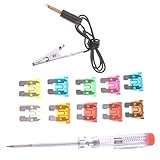 Baoblaze テスター テストペン シルキット 電圧 ヒューズ付き 自動車プラグイン