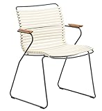 yamatei　HOUE クリックダイニングチェア (白)