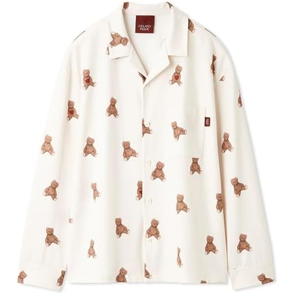 Amazon.co.jp: [ジェラート ピケ] UNISEX SUMMER DOG総柄シャツ