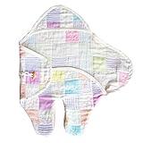 Scribble Scrabble（スクリブルスクラブル） Melon Patch ６重ガーゼ フード＆足つきアフガン【SMP009】