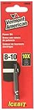 Vermont American 16442 Type Slotted Size 8 through 10 with 1-15/16-Inch Length Icebit Power Bit by V