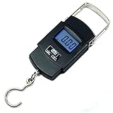 TAUWELLデジタル はかり50kg 計量器 携帯式デジタル スケール ステンレス 最大50kgまで量れる 吊り下げ式 ラゲッジ 荷物 旅行 アウトドア ホームに最適の秤 便利 軽量