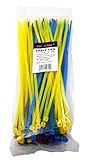マルチカラーケーブルタイ10 " Long / 100 Per Bag