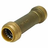 SharkBite U3008LF 1/2-Inch Slip Coupling, Pack of 3 by Sharkbite