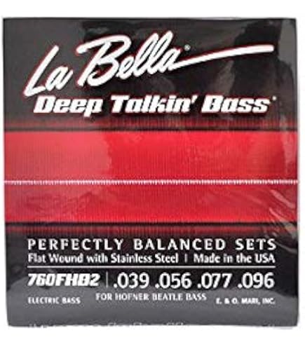 Amazon.co.jp: La Bella 760FHB2/Hofner Beatle Bass/ .039-.096