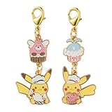 ポケモンセンターオリジナル メタルチャームセット Pikachu's Sweet Treats