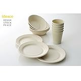 キッチン 食器 | ideaco イデア ティーエム プレート セット tm plate set  4枚入り / オフホワイト |イデア|イデアコ|皿|コップ|ボール|ボウル|器|台所用品