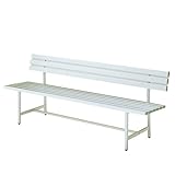 シティベンチ　背もたれ付き　幅180cm　ガーデンベンチ