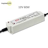 12 V 60 W電源シングル出力スイッチングMean Well電源供給lpf-60d-12