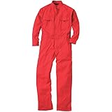 つなぎ　9000　オーバーオール　続き服　長袖　21カラー (L, ライトレッド)