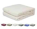 (1, Cream) - Homelux 100% Cotton Thermal Hospital/Home Twin Size Blanket - Cream