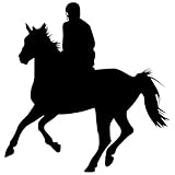 Horseback Riding壁デカールステッカー3 – デカールステッカーと壁画子供少年少女の部屋、寝室。Horse Riding Racing壁アートの装飾、ホーム装飾 – Equestrian