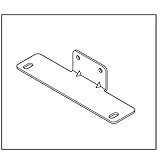 三協アルミ　ラステラ　オプション　束固定金具セット　床張り出し横張り用　　NNT-KKD-1　1個入　【ウッドデッキ　人工木　材料】 かすみ（SI)