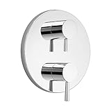 American Standard T064740.002 Serin Two Handle Thermostat Trim Kit with Separate Volume Control, Met